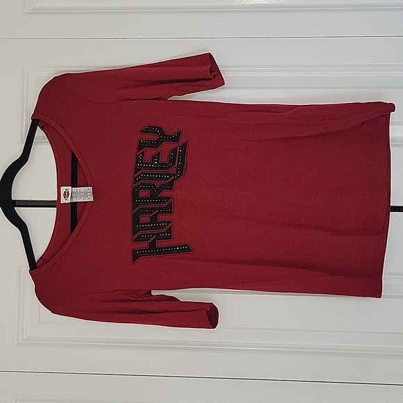 Harley-Davidson Tops - Harley Davidson Woman's Medium Rhinestone T Shirt M